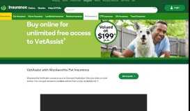 
							         VetAssist | Woolworths Pet Insurance								  
							    