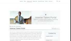 
							         Veteran Talent Portal: Veteran Recruiting for Employers | Military.com								  
							    