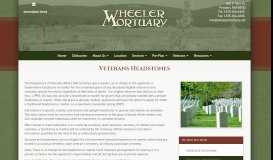 
							         Veterans Headstones | Wheeler Mortuary of Portales, Inc. | Portales ...								  
							    