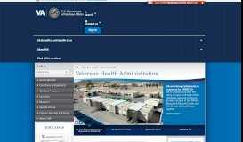 
							         Veterans Health Administration - VA.gov								  
							    