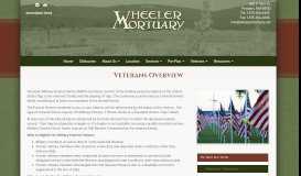 
							         Veterans Overview | Wheeler Mortuary of Portales, Inc. | Portales NM ...								  
							    