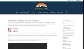 
							         Veterans | Sunshine Community Health Center								  
							    