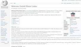 
							         Veterans United Home Loans - Wikipedia								  
							    