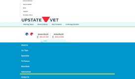 
							         Veterinarians | Upstate Vet Advanced Petcare Services								  
							    