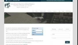 
							         Veterinary Accounting CPA Firm | Client Portal Page | Marsha L ...								  
							    
