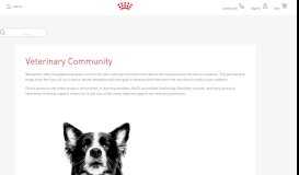 
							         Veterinary Community - Royal Canin								  
							    