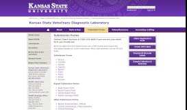 
							         Veterinary Diagnostic Lab Submission Forms | Kansas State ...								  
							    