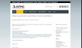 
							         Veterinary Service and Public Health Sanitation - Army Public ...								  
							    