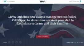 
							         VetraSpec - Louisiana Department of Veterans Affairs								  
							    