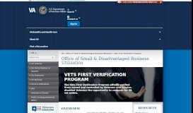 
							         Vets First Verification Program - Office of Small ... - VA.gov								  
							    
