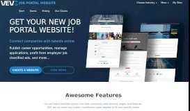 
							         VEVS: Job Portal Websites | Website Builder - VEVS.com								  
							    