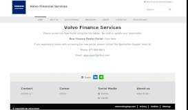 
							         VFS Portal - Volvo Financial Services								  
							    