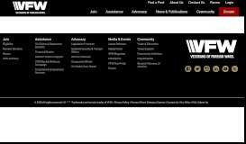 
							         VFW Online Membership System								  
							    