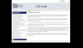 
							         VG Aub - Bürgerservice-Portal								  
							    