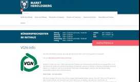 
							         VGN-Info – Gemeinde Heroldsberg - Markt Heroldsberg								  
							    