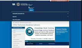 
							         VHA National Desktop Library Home - VA.gov								  
							    
