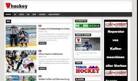 
							         vHockey – Das Vorarlberger Eishockey Portal								  
							    