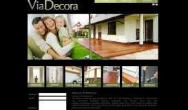 
							         Viadecora: Home Page								  
							    