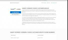 
							         Viasat Internet (formerly Exede) Customer Service Phone Numbers ...								  
							    
