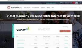 
							         Viasat Internet Review 2019: Is It Fast Enough for You? - Reviews.org								  
							    