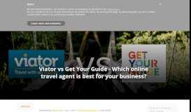 
							         Viator vs Get Your Guide - Which online travel agent is best for your ...								  
							    