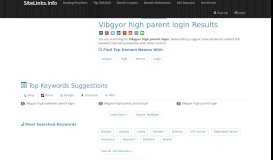 
							         Vibgyor high parent login Results For Websites Listing - SiteLinks.Info								  
							    