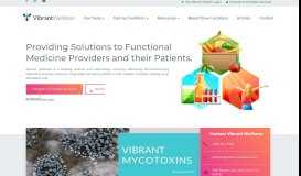 
							         Vibrant Wellness – Providing Solutions to Functional Medicine ...								  
							    