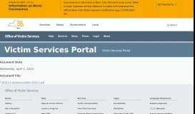 
							         Victim Services Portal | Office of Victim Services								  
							    