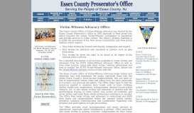 
							         victim witness office - Essex County Prosecutors Office								  
							    