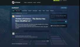 
							         Victims of Science - The Device Has Been Modified v2 ? :: Audiosurf ...								  
							    
