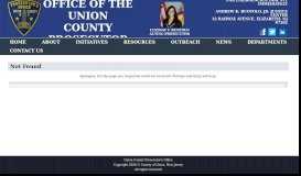 
							         Victim/Witness Portal – Union County Prosecutor's Office - UCNJ.org								  
							    