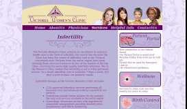
							         Victoria Women's Clinic | Infertility								  
							    