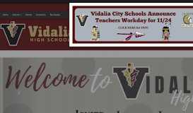 
							         Vidalia Comprehensive High School's - SCHOOLinSITES								  
							    
