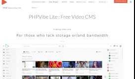 
							         Video CMS - PHPVibe								  
							    