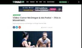 
							         Video: Conor McGregor & Ido Portal - This Is Movement – TheMacLife								  
							    