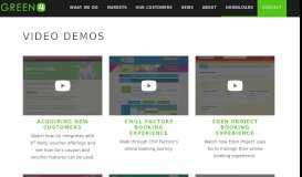 
							         Video Demos | Green 4 - CRM Driven Solutions for Sport & Leisure								  
							    