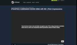 
							         Video :: [FSX/P3D] CARENADO B350i KING AIR ... - Steam Community								  
							    