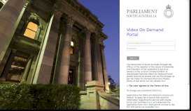 
							         Video On Demand Portal - Parliament of South Australia								  
							    