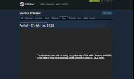 
							         Video :: Portal - Christmas 2013 - Steam Community								  
							    
