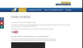 
							         Video-Portal - IIIP Maklerplattform GmbH - die Maklerplattform - www ...								  
							    