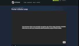 
							         Video :: Portal Infinite Loop - Steam Community								  
							    
