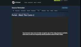 
							         Video :: Portal - Meet The Cores 2 - Steam Community								  
							    