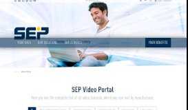 
							         Video Portal - SEP sesam								  
							    