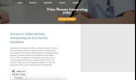 
							         Video Remote Interpreting & Medical Interpreter - Stratus Video								  
							    