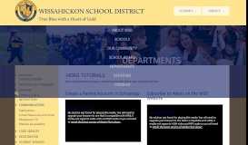 
							         Video Tutorials - Wissahickon School District								  
							    