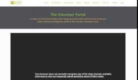 
							         Video - Volunteer Portal | Better Impact - Volunteer Software								  
							    
