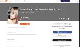 
							         Videostripe Account Generator [Free Account] - johnssao ...								  
							    