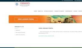 
							         Vidya Lakshmi Portal - VIGNAN's FOUNDATION for SCIENCE ...								  
							    