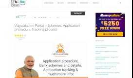 
							         Vidyalakshmi Portal - Schemes, Application procedure, tracking process								  
							    