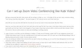 
							         Vidyo on Kubi iPad Set-up - Revolve Robotics								  
							    